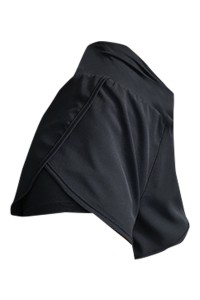Fitness shorts women's anti-glare running loose quick-drying sports pants high waist fake two-piece yoga hot pants sports hot pants sports wide pants high waist sports pants SKSP030 detail view-1